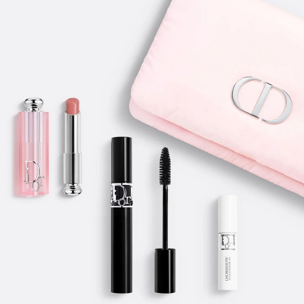 Dior Lip Balm & Gloss Set - Pink and Black